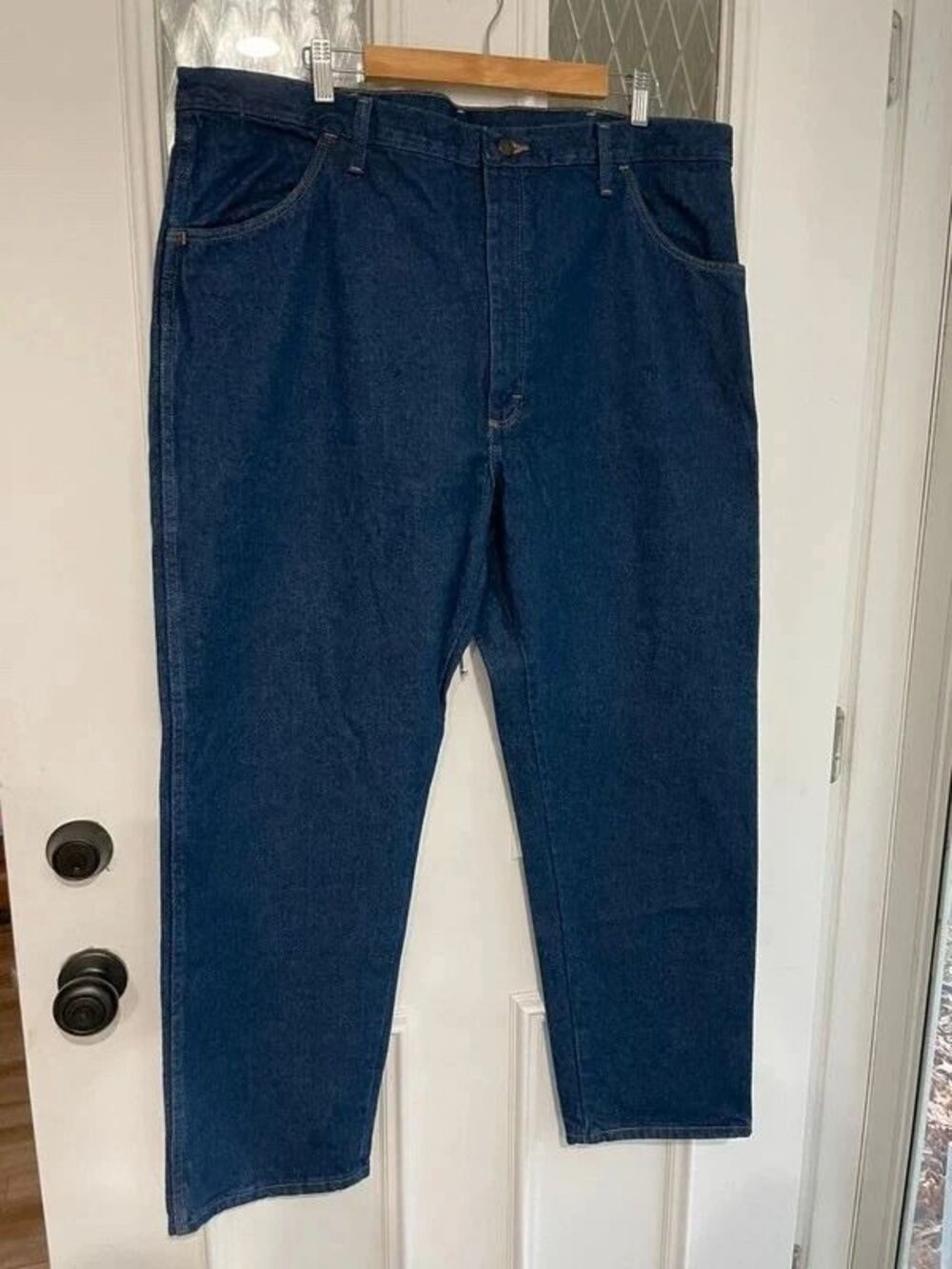 Rustler hard-working men’s 42 x 30 jeans Regular fit straight length